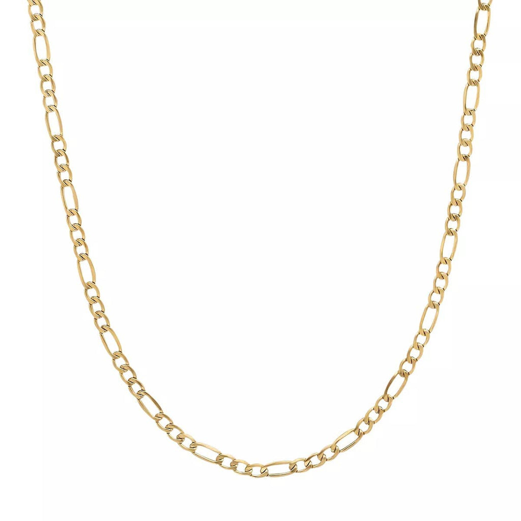 10k Yellow Gold Figaro Necklace Chain 10K Necklaces: 16''