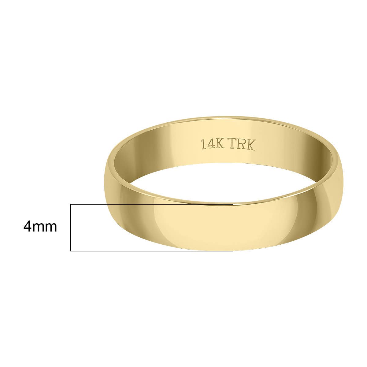 14K wedding band