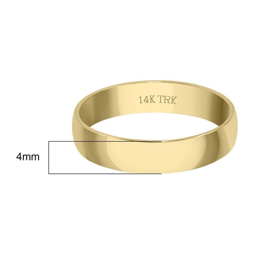 14K wedding band